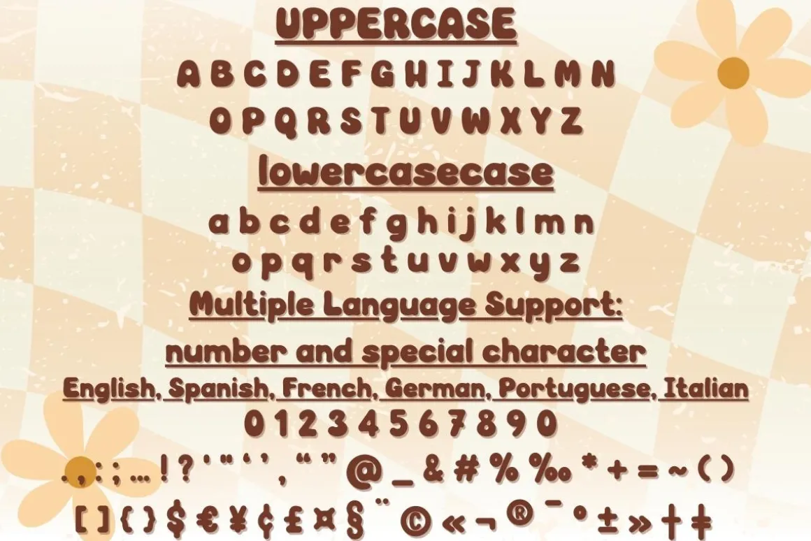 70’s Retro Groovy - Handwritting