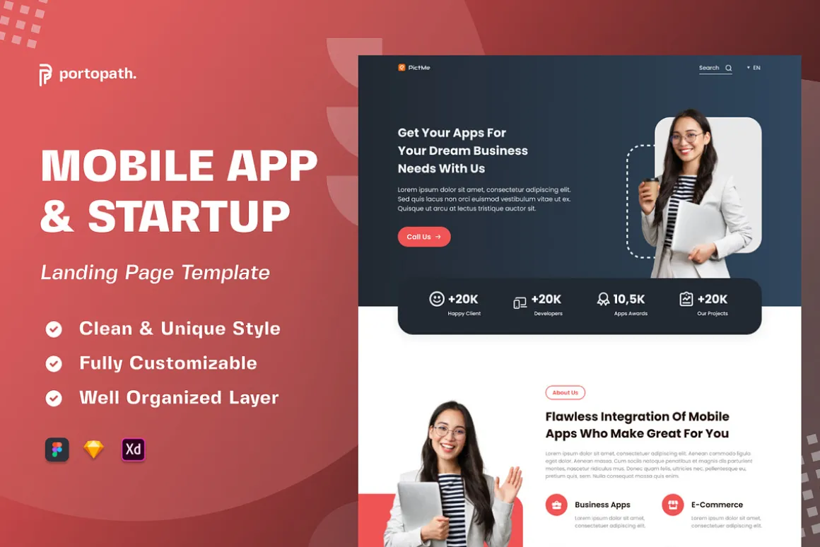 SAAS Modern - Bundling Landing Page
