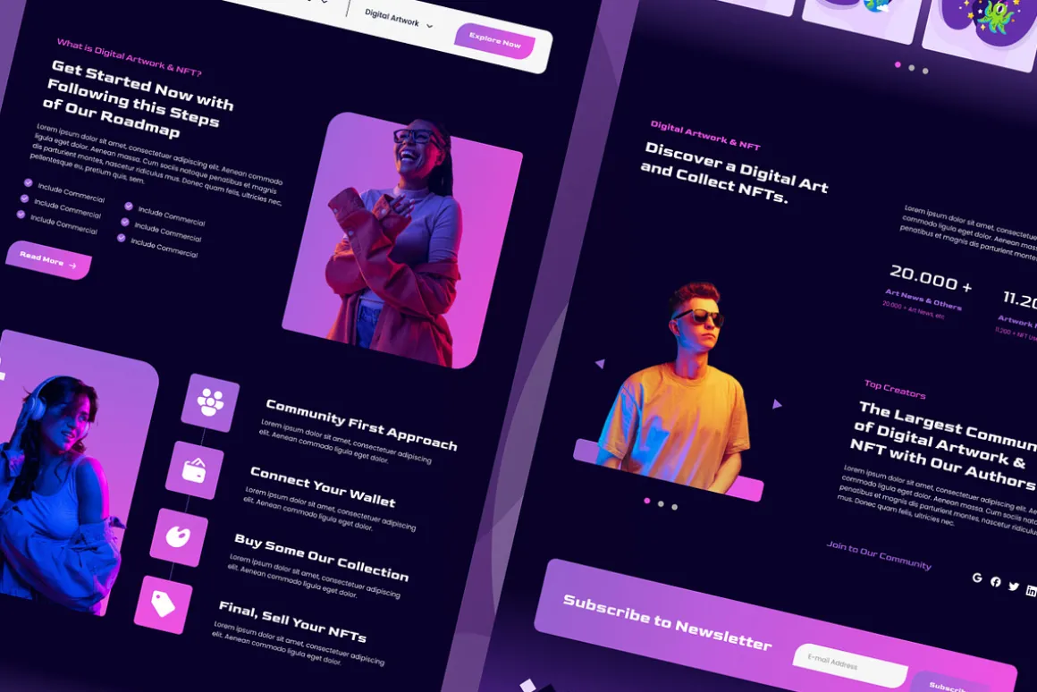 SAAS Modern - Bundling Landing Page