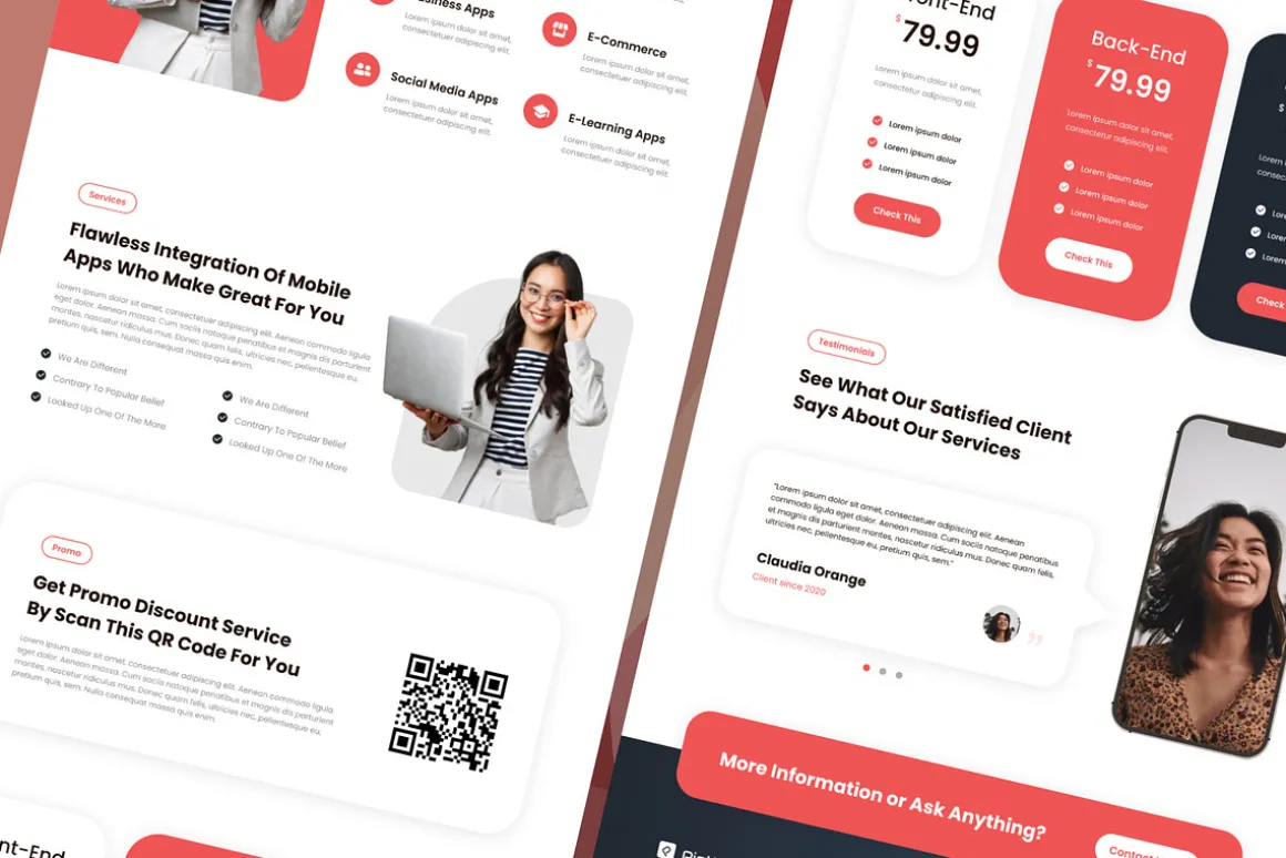 SAAS Modern - Bundling Landing Page