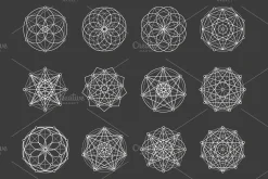 12 sacred geometry symbols