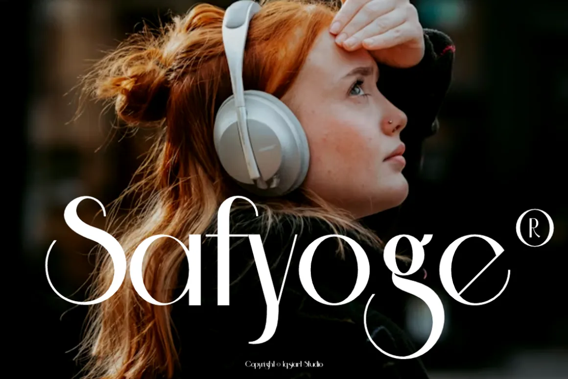 Safyoge - Modern Stylish Font
