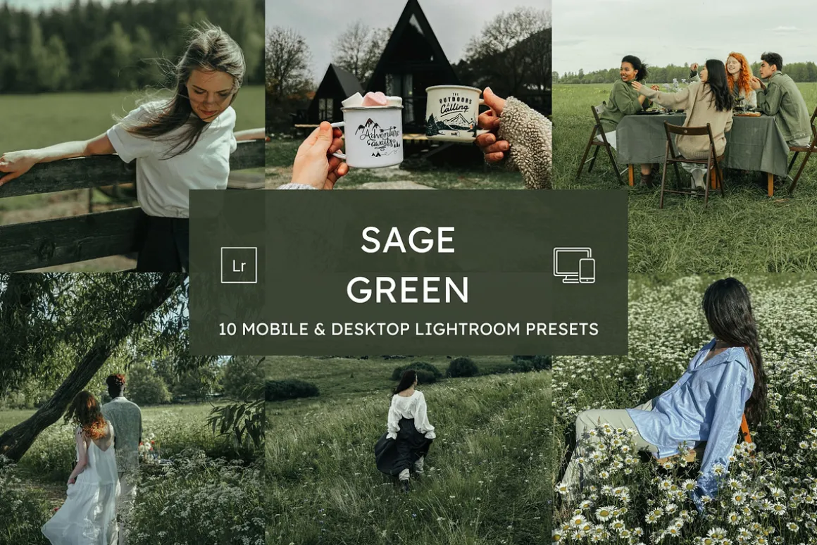 10 Sage Green Lightroom Presets