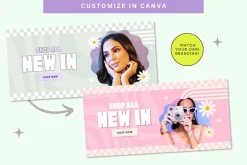 Sage Green Shopify Website Banners