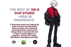 Sai and CSP Brushes for Procreate