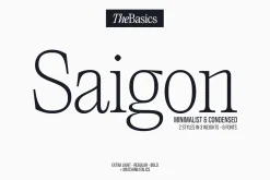 Saigon Minimalist Serif - Basic Pack