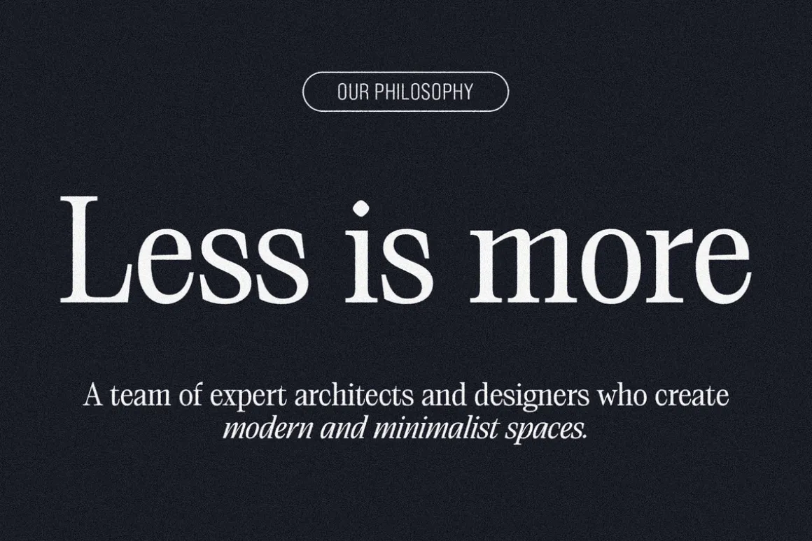 Saigon Minimalist Serif - Basic Pack