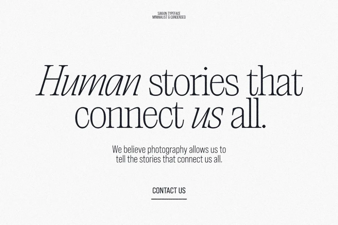 Saigon Minimalist Serif - Basic Pack