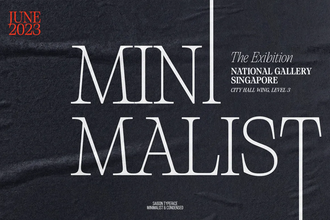 Saigon Minimalist Serif - Basic Pack