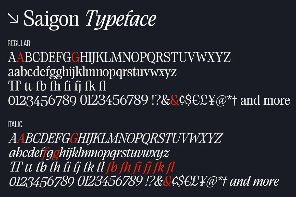 Saigon Minimalist Serif - Basic Pack