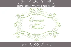 Sale-Dom Loves Mary Contextual Font