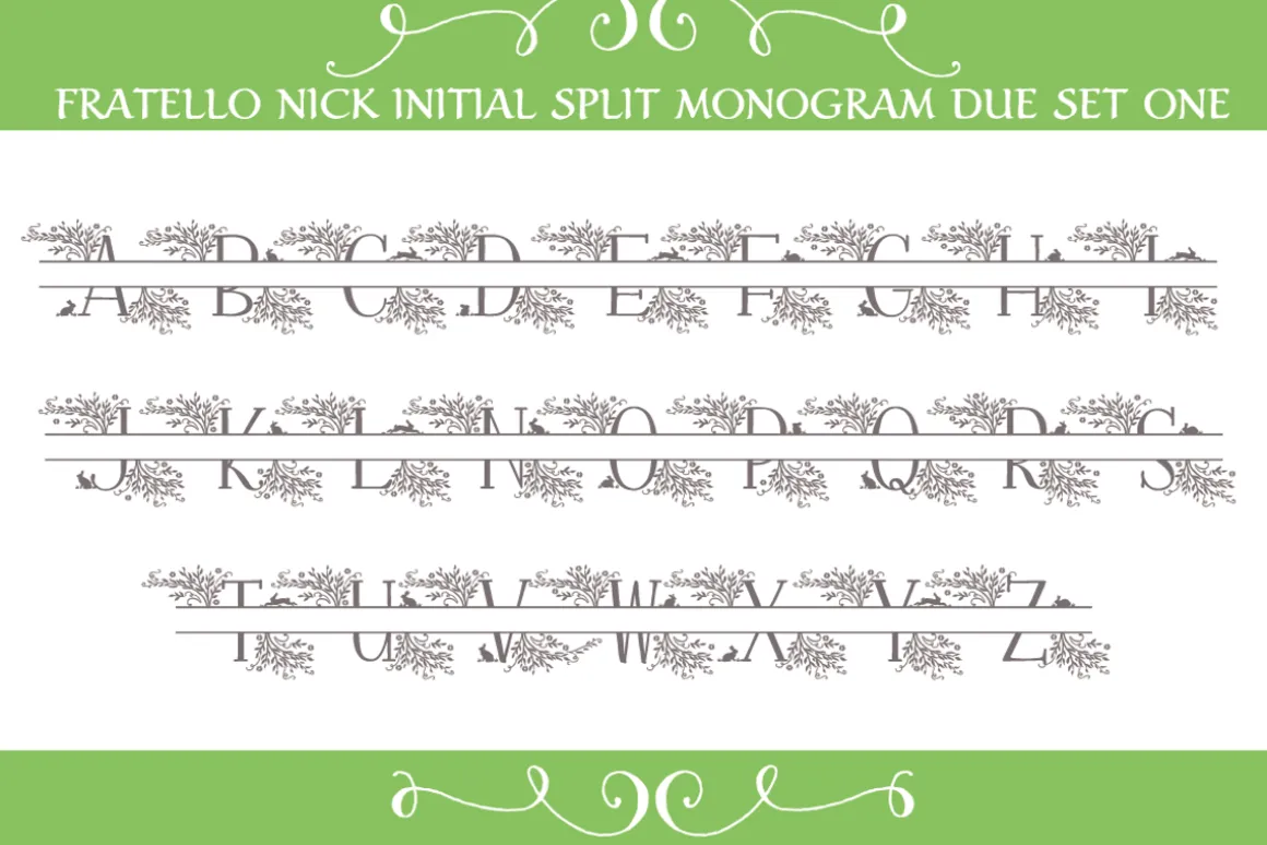 Sale-Fratello Nick Split Monogram 2