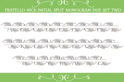Sale-Fratello Nick Split Monogram 2