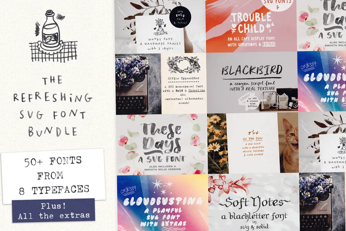 SALE! The SVG Font Bundle