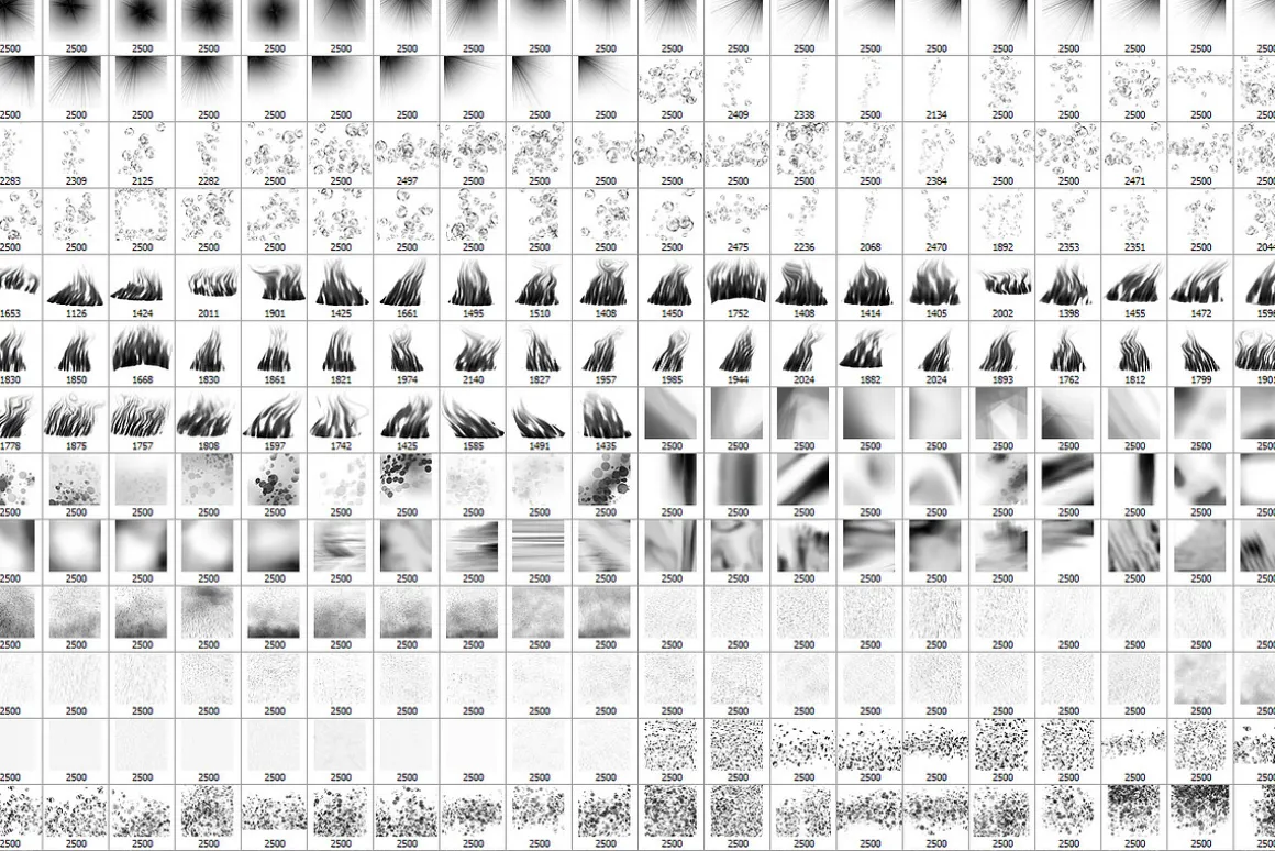 SALE! 1505 VFX Photoshop Brushes