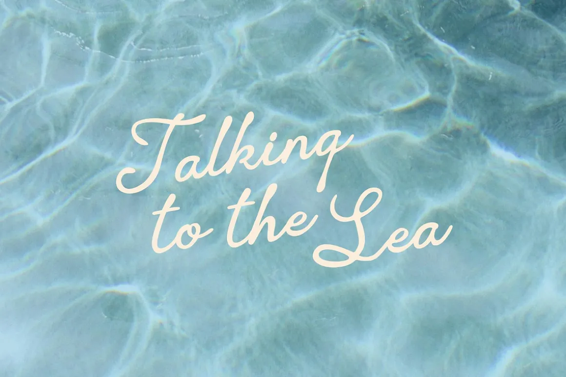 Salt Blue; Romantic Font Duo