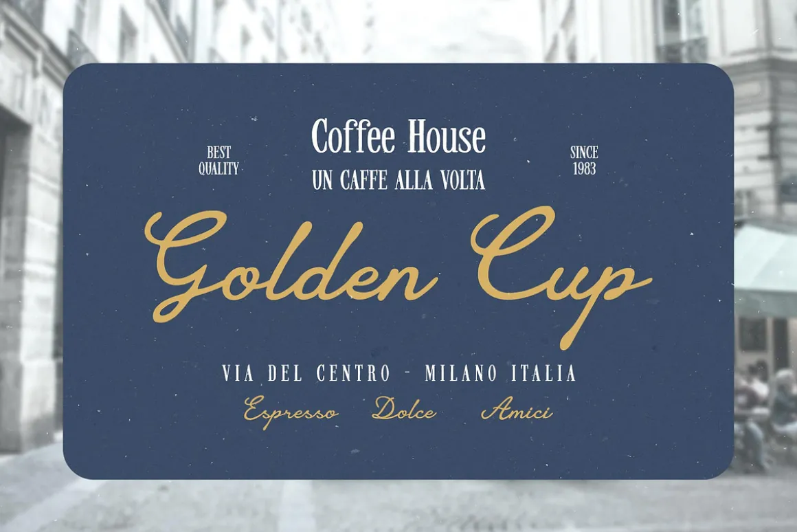 Salt Blue; Romantic Font Duo