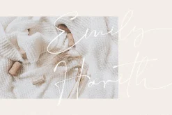 Salty Feathers - Modern Script