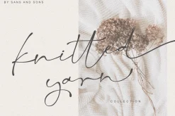 Salty Feathers - Modern Script