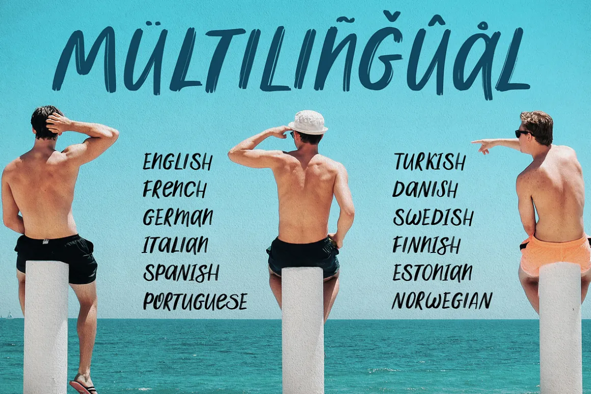 Salty Soul handwritten font sea