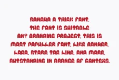 Sangua - Fancy Font