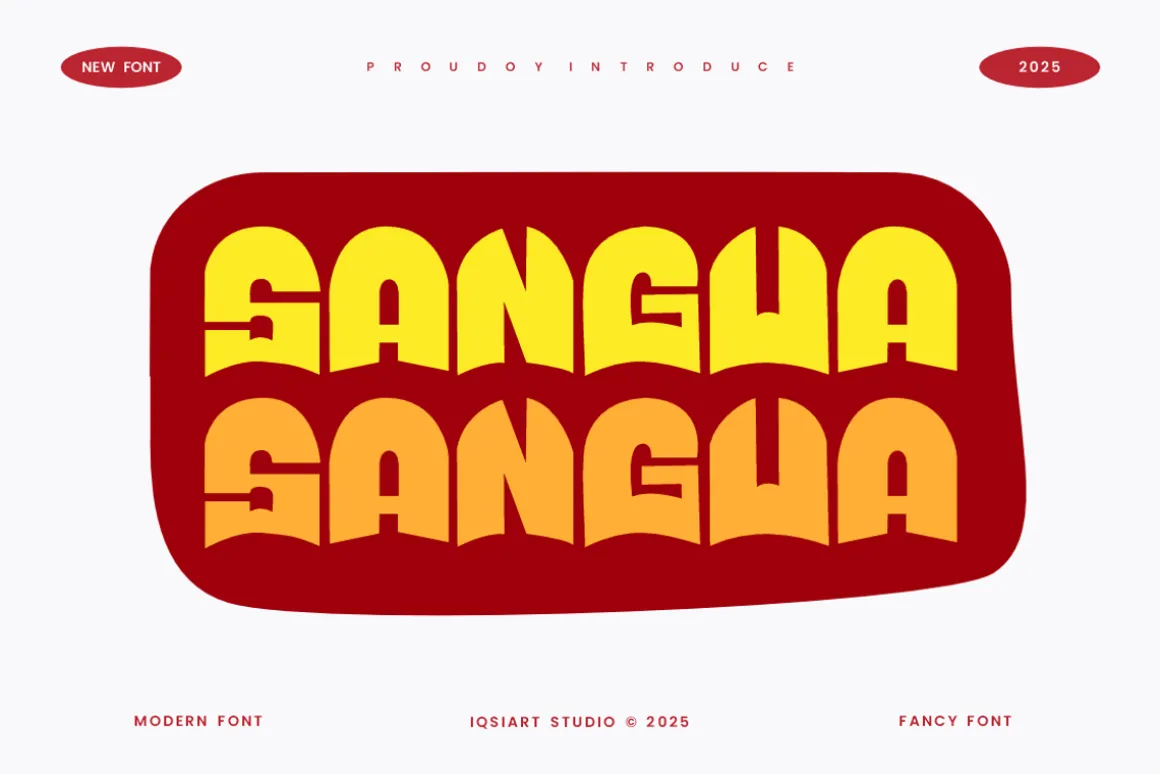 Sangua - Fancy Font