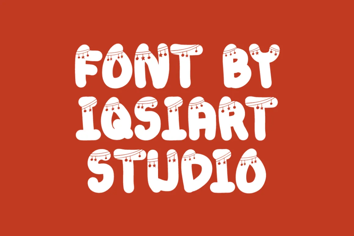 Santa Candy - Christmas Font