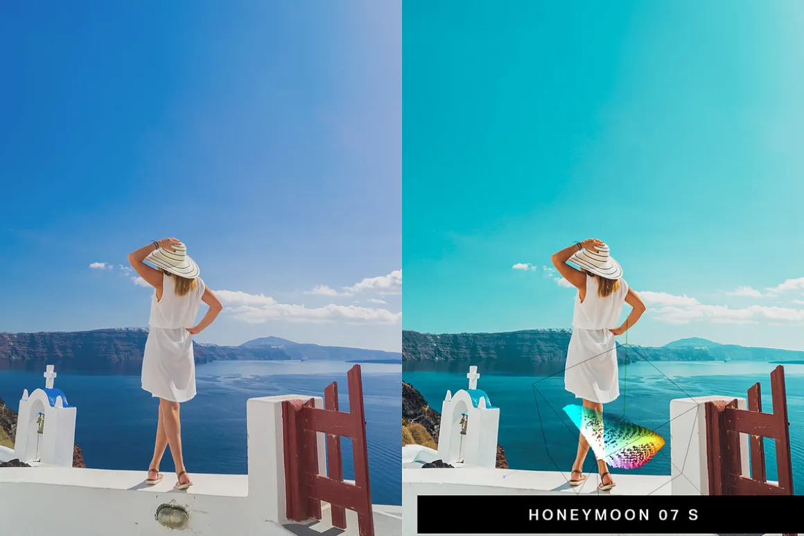 50 Santorini Lightroom Presets LUTs