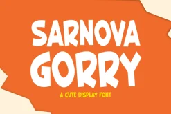 Sarnova Gorry - Cute Font