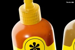 Sauce Bottle Mockup Set