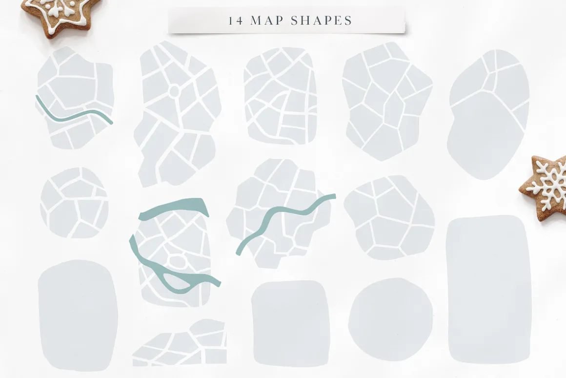 Scandi Christmas maps, cards creator