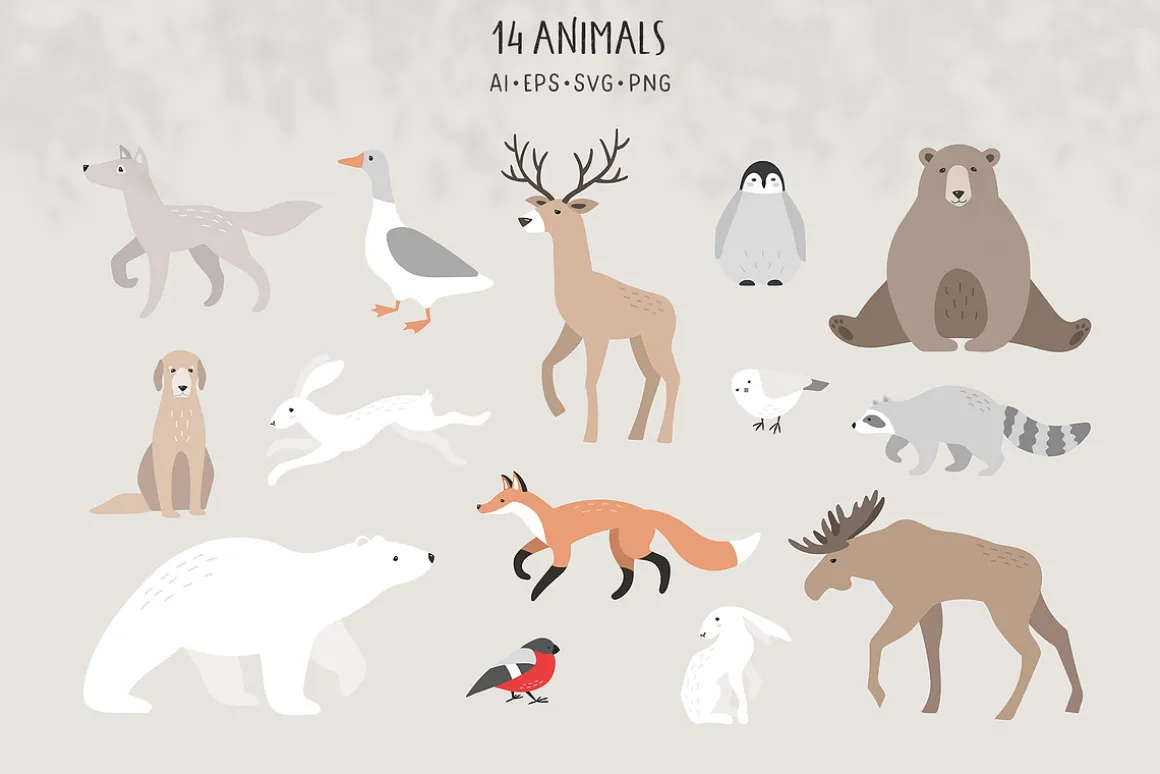 Scandi Christmas. Winter collection