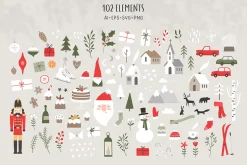 Scandi Christmas. Winter collection
