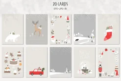 Scandi Christmas. Winter collection