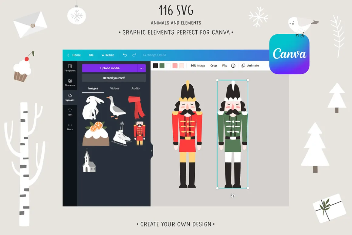 Scandi Christmas. Winter collection