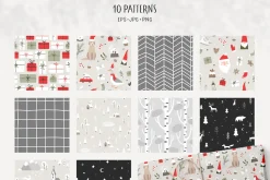 Scandi Christmas. Winter collection