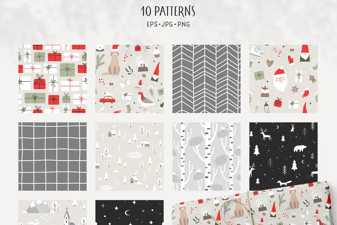 Scandi Christmas. Winter collection