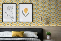 Scandi Retro Flowers patterns