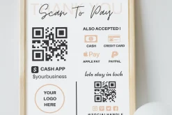 Scan To Pay QR Code Edit In Canva