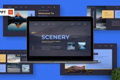 Scenery - Mountain Powerpoint