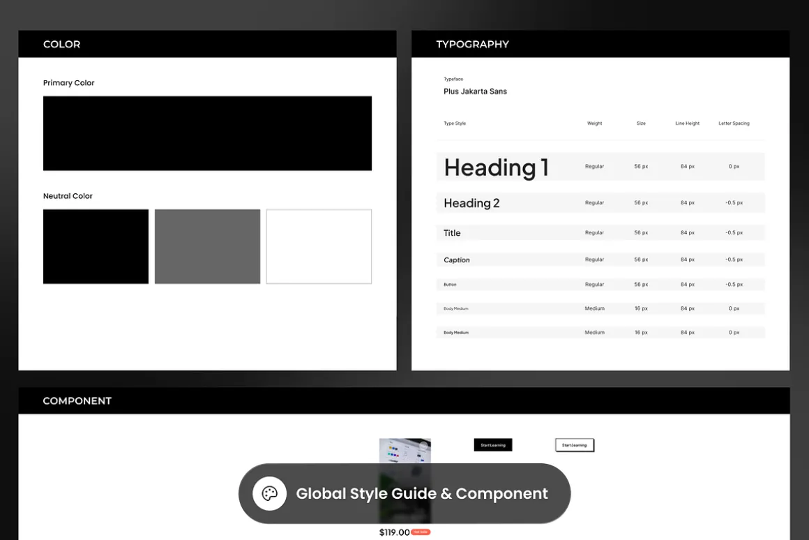 Scholarship Website Landing Page