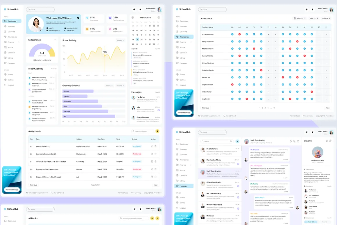School Management Dashboard