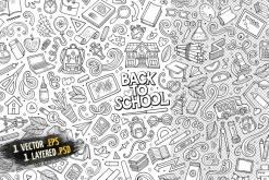 School Objects Set