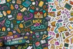 School Objects Set