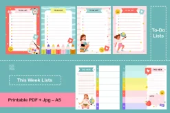 School Planner Set for Kids