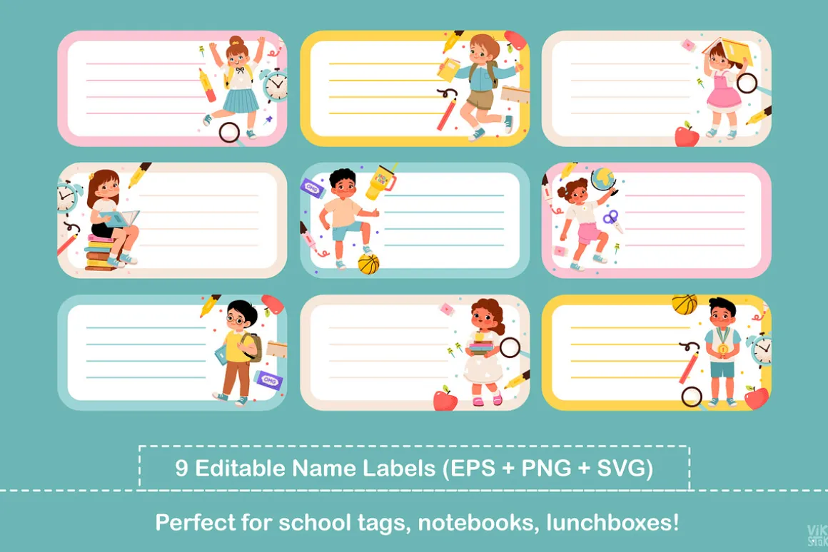 School Planner Set for Kids