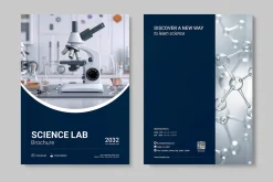 Science Lab Brochure Template