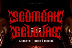 Scomgah Gelojas - Medieval Font