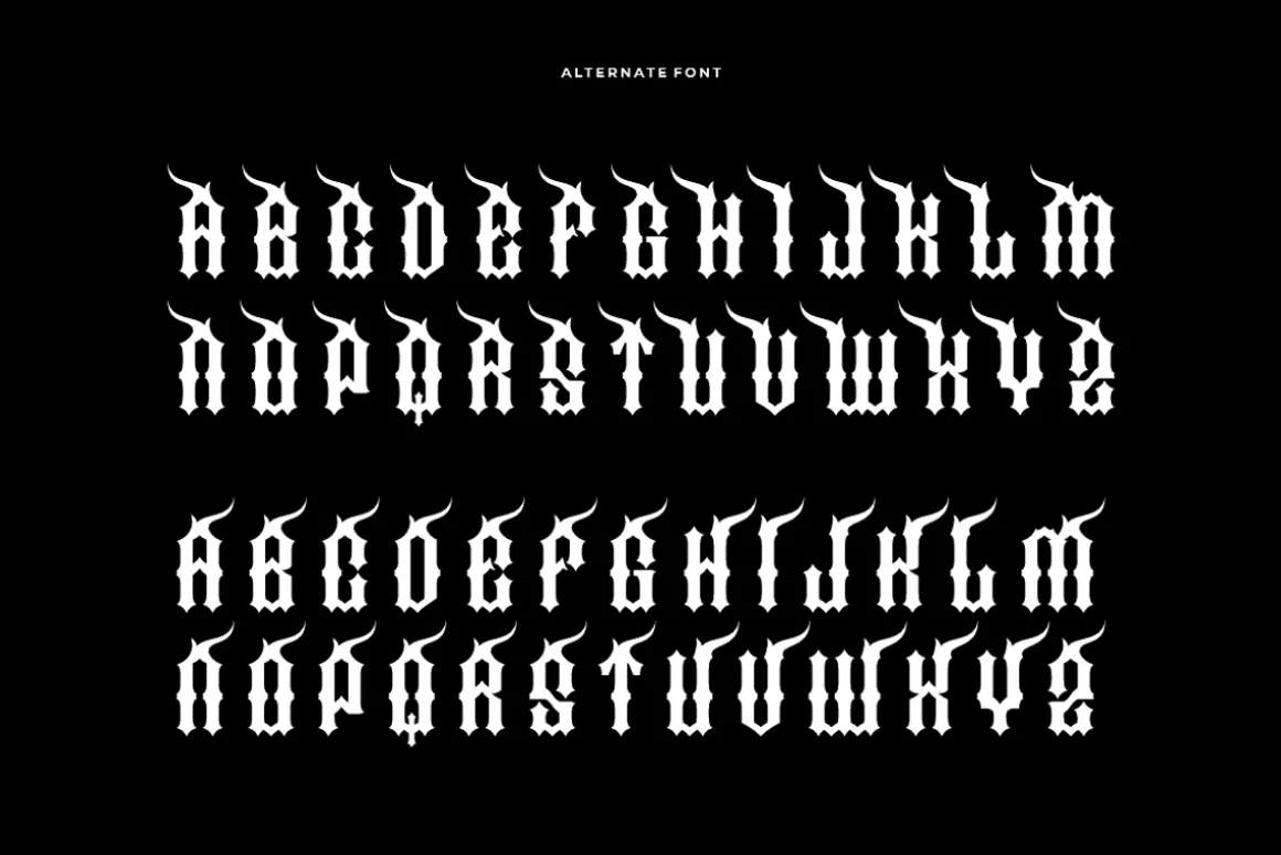 Scomgah Gelojas - Medieval Font