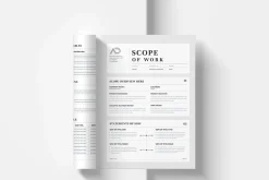 Scope Of Work | MS Word & Indesign